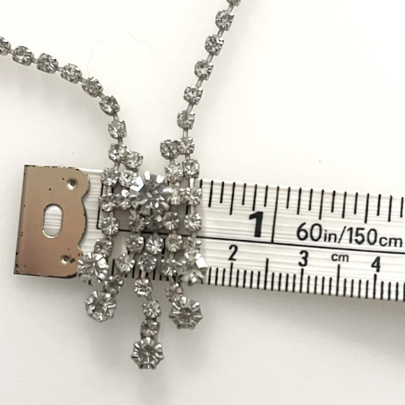 Vintage Rhinestone Necklace - Picture 9 of 13